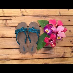 Volcom - Blue Flip Flops